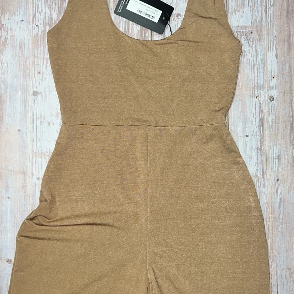 PrettyLittleThing Tan Shapewear Bodysuit Intimates